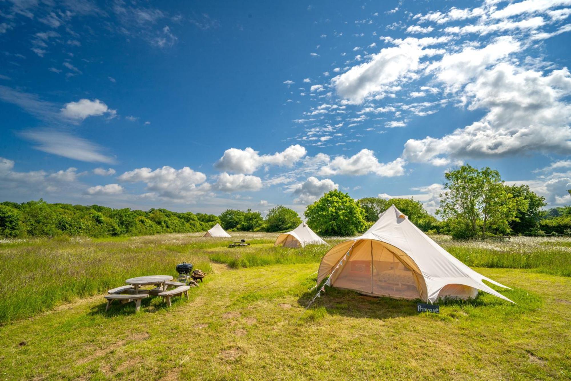 Cowslip At Blancas Bell Tents Villa Ringstead  Exterior photo