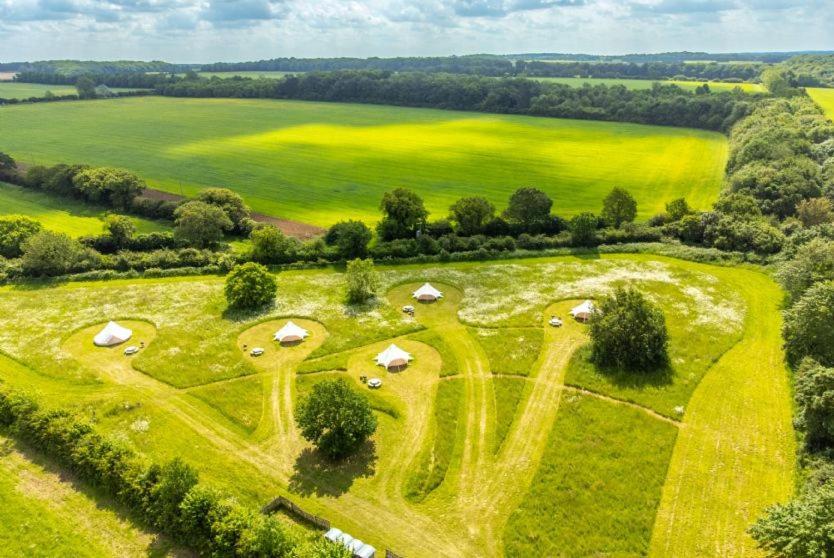 Cowslip At Blancas Bell Tents Villa Ringstead  Exterior photo